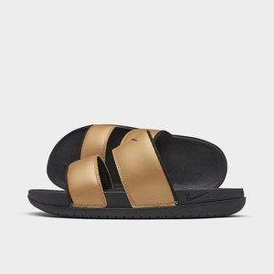 Nike Offcourt Duo Slide Metallic Gold / Black Women Slides DC0496 700